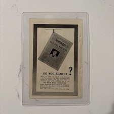 1914 Sporting Life Newspaper Ad & National League Schedule Baseball Rare Antique