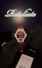 ICED OUT GSHOCK DW6900 IN RED