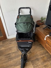 Out n About  Single Nipper 360 V4 With Upgraded V5 Fabrics In Sycamore Green