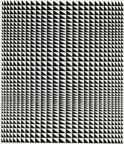 Straight curve bridget riley - straight,