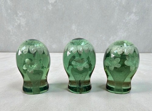 Three victorian glass dump - victorian,