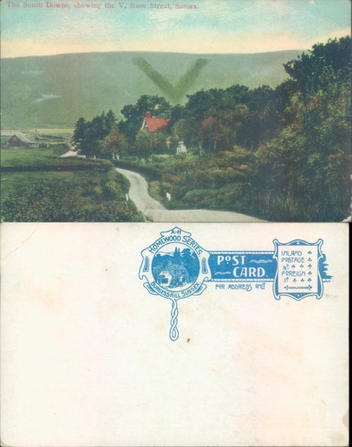 The south downs showing - south,