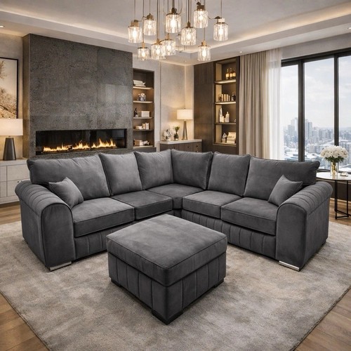 Luxury plush velvet 2c2 - velvet, corner