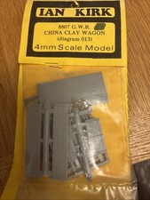 IAN KIRK 8807 GWR CHINA CLAY WAGON KIT 4MM