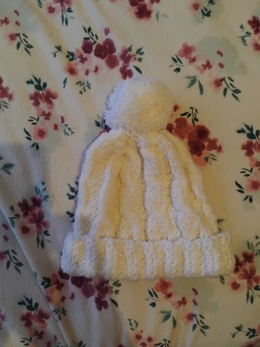 Cream aran cable - cream,
