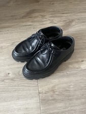 Zara Women’s Leather Platform Brogues – Prada-Inspired Style UK 3.5