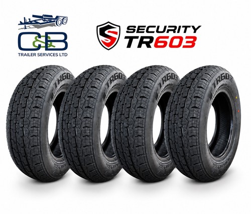 155 r12c trailer tyres - 4x,