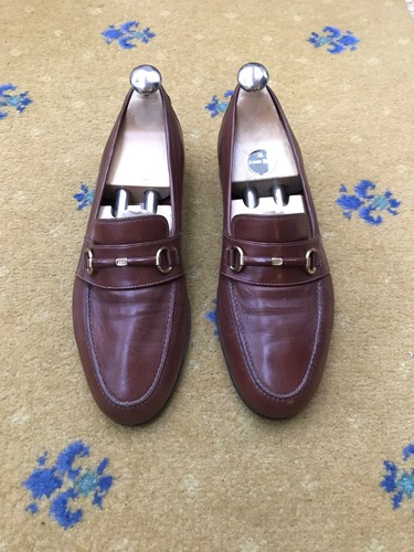 Gucci loafers brown leather - brown,