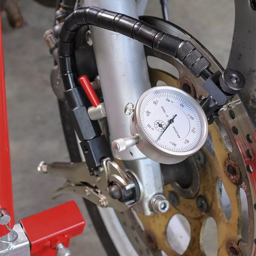 Brake disc run out - out, with