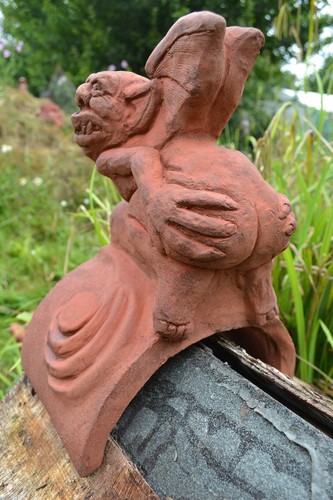 Mooning gargoyle decorative - mooning,