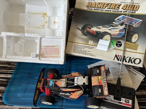 Vintage nikko backfire 4wd - nikko,