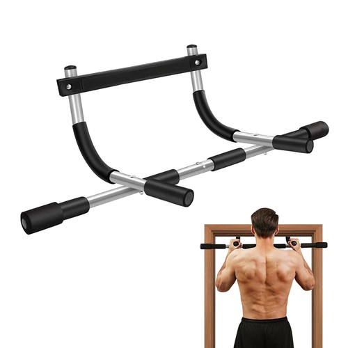 Doorway pull bar - up, home