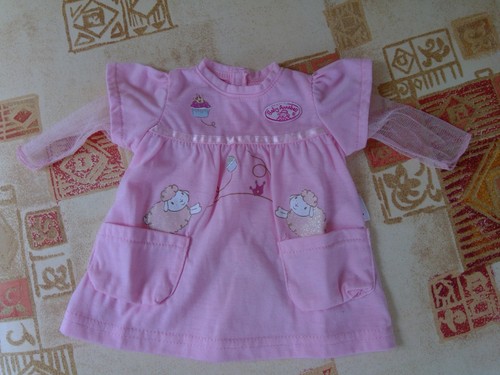 Baby annabell pink dress - a,