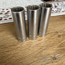 Halfords Set of 3 Deep Sockets