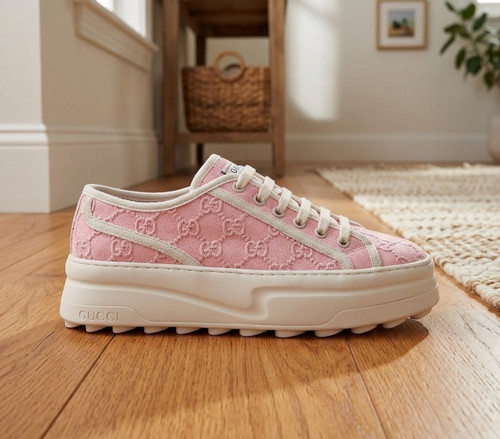 Gucci pink platform low - platform, top