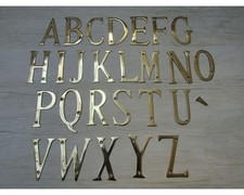 House Alphabet letters door