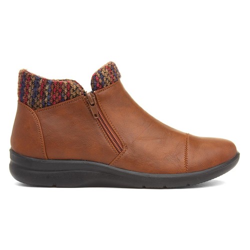 Cushion walk womens boots tan - cushion,