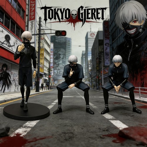 3pcs tokyo ghoul action - 1/3pcs,