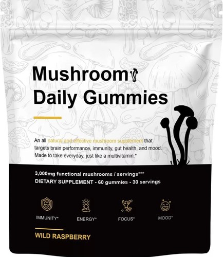 Super mushroom daily gummies - mushroom,