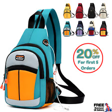 Men Women Chest Bag Pack Travel Sport Shoulder Sling Backpack Cross Body Outdoor