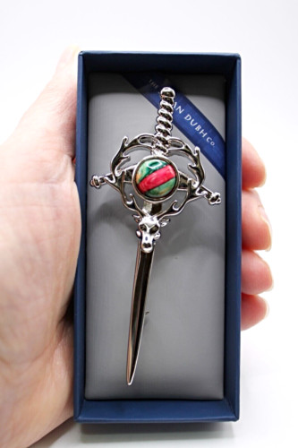 Kilt pin brooch stags - pin,