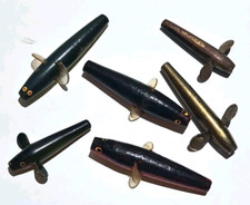 4 Wooden & 2 Metal Vintage