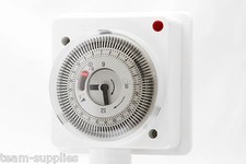 Mechanical Timer Clock 24 hour Timeswitch Lighting Immersion Heating Security 