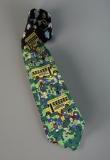 E. Graziano Neck Tie School Bus Children Teacher Education Polyester JBHS