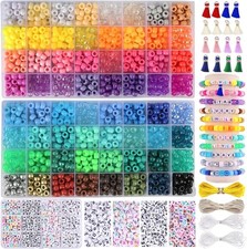 Pony Beads, 2380pcs Pony Bead
