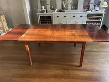 Vintage Danish Rosewood Extendable Dining Table Mid Century Erik Buch Oddense