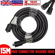 15M Replacement High Pressure Washer hose Heavy Duty M22-14 Jet Power Wash Pipe