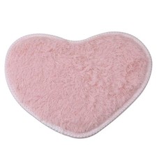 Faux Sheepskin Heart Rug –