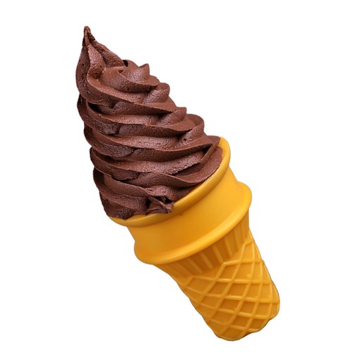 Simulation ice cream - ice, cone