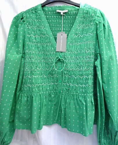 Oliver bonas smocked dobby top - oliver,
