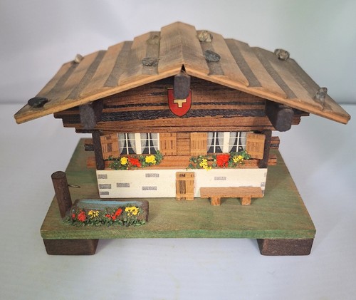 Vintage swiss chalet wooden - swiss,