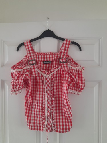 Vintage red gingham - vintage,