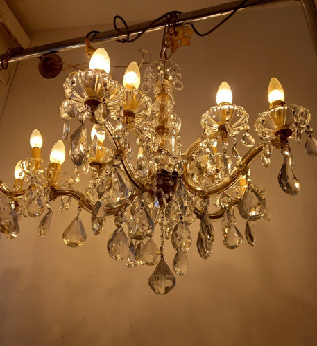 Classic crystal chandelier - classic,
