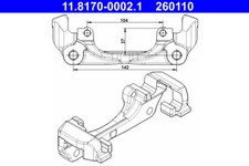 BRAKE CALIPER CARRIER