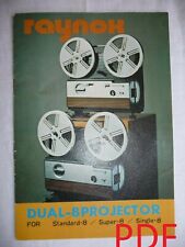 Instructions cine  RAYNOX DUAL 8 projector - on Email/CD