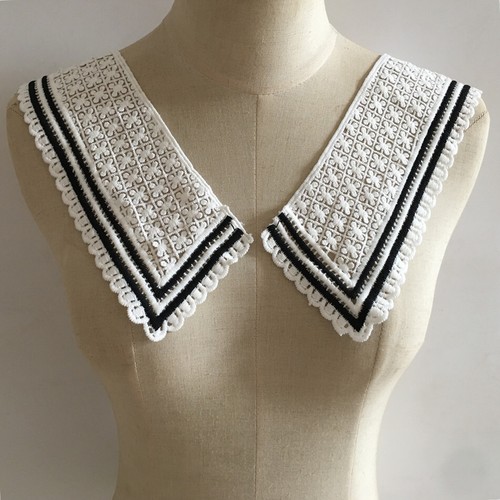 White hollow out - white, lace
