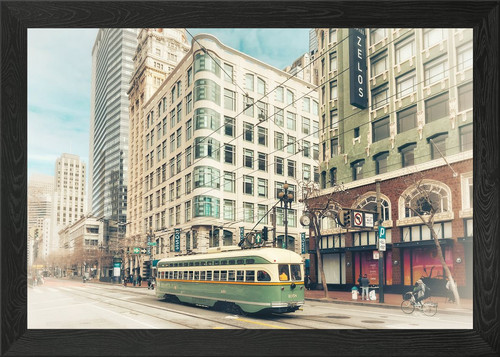 Vintage tram cityscape 2 - in, #2