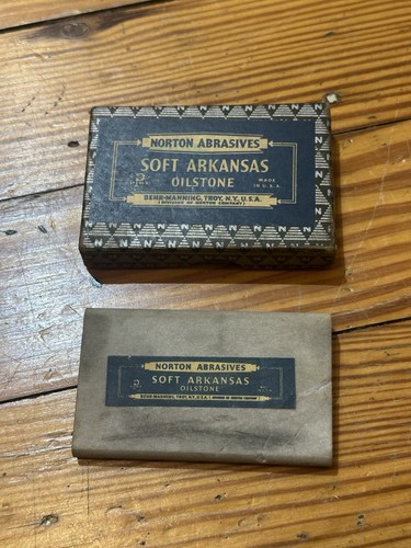 Vintage norton soft arkansas - norton,