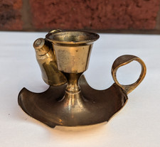 Vintage brass chamber stick - vintage,