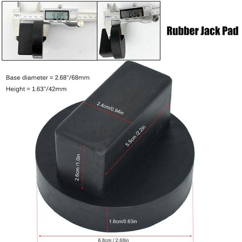 Rubber lift pad for mercedes - rubber,