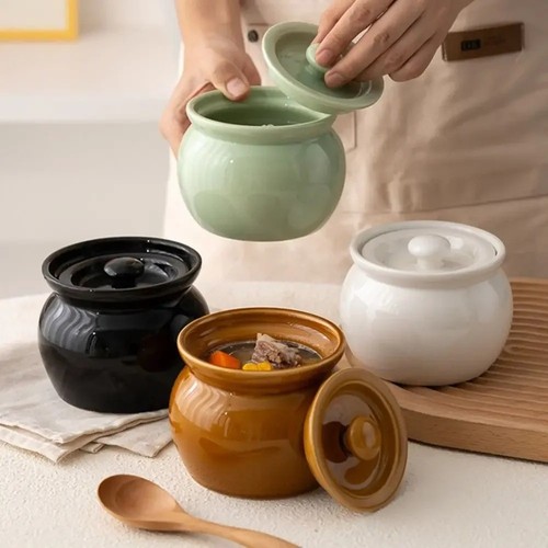 Ceramic soup stew pot - ceramic,