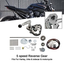 5 Speed Reverse Fits Harley w Billet Knob Trike Sidecar Motorcycle L