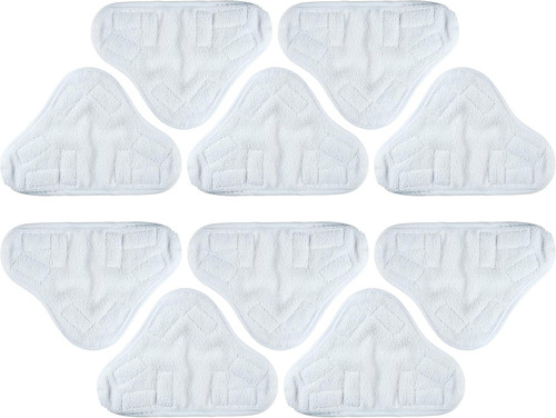 Pack h2ox5 microfiber steam - 10-pack,
