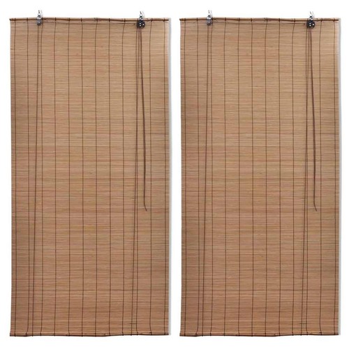 Vidaxl bamboo roller blinds - vidaxl, 2