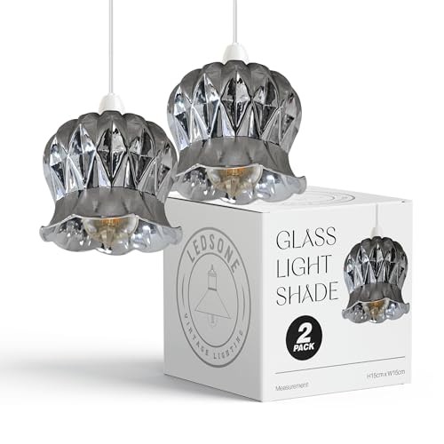 Easy fit glass lampshade light - easy,