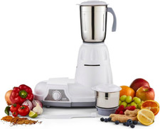 GEEPAS 550W 2-In-1 Mixer Grinder | Stainless Steel Jars, Blades | 3 Speed Contro